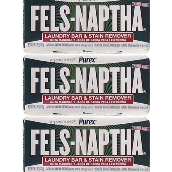 Set of 3 Purex Fels-Naptha Laundry Bars & Stain Remover 142g / 5.0 oz - Picture 1 of 1
